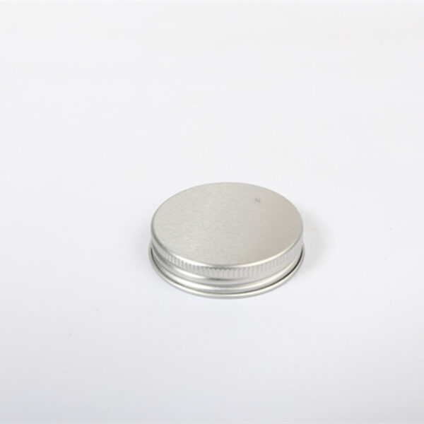 38*11mm metal aluminum screw lid for plastic bottle, logo embossed aluminum lid 38mm for food jar